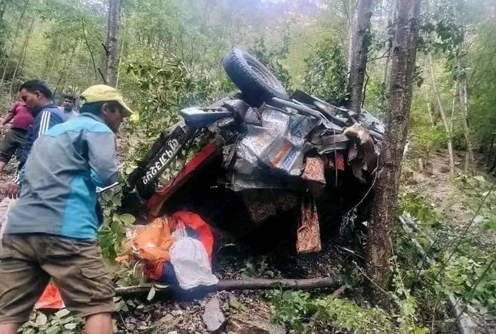 रोल्पामा जीप दुर्घटना हुँदा ६ जनाको मृत्यु